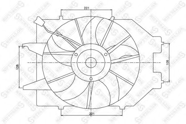 Ventilator, radiator
