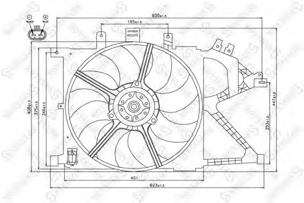 Ventilator, radiator