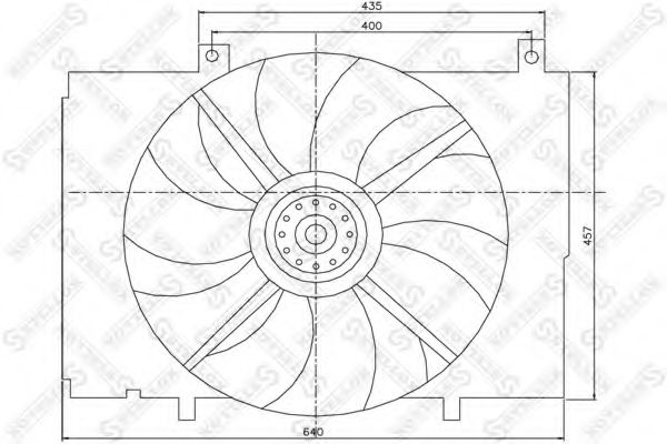 Ventilator, radiator