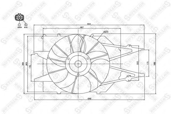 Ventilator, radiator