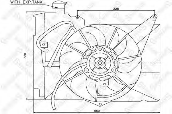 Ventilator, radiator