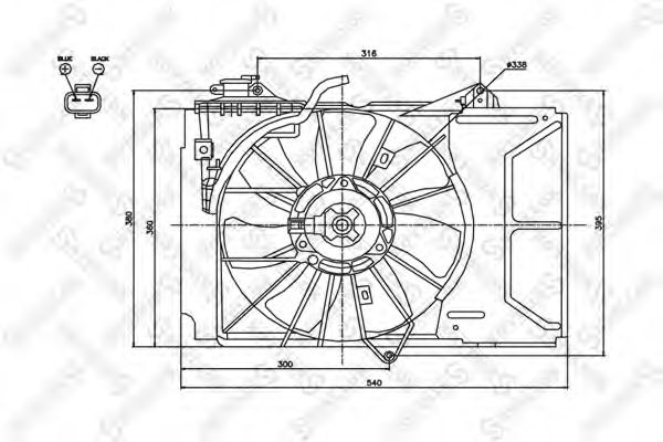 Ventilator, radiator