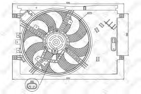 Ventilator, radiator
