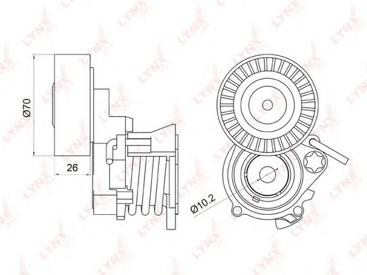 Intinzator curea, curea distributie