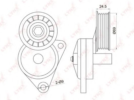 Intinzator curea, curea distributie