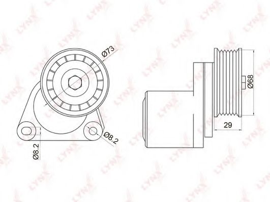 Intinzator curea, curea distributie