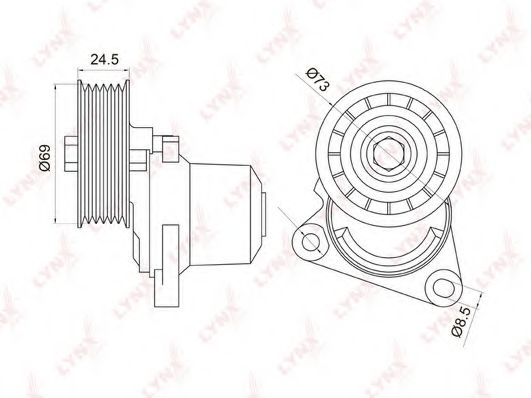 Intinzator curea, curea distributie