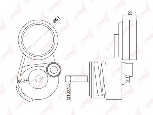 Intinzator curea, curea distributie