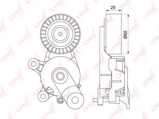 Intinzator curea, curea distributie