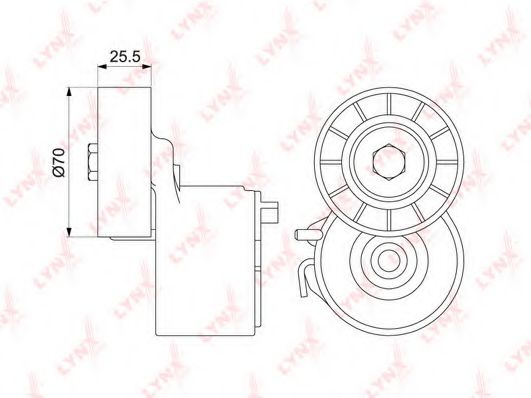 Intinzator curea, curea distributie