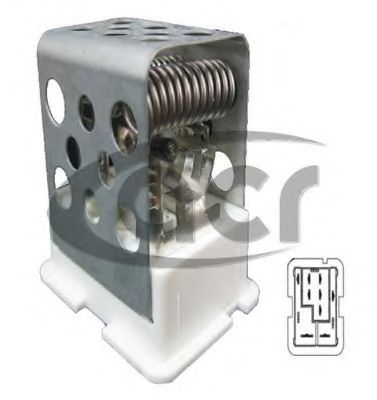 Rezistor, ventilator habitaclu