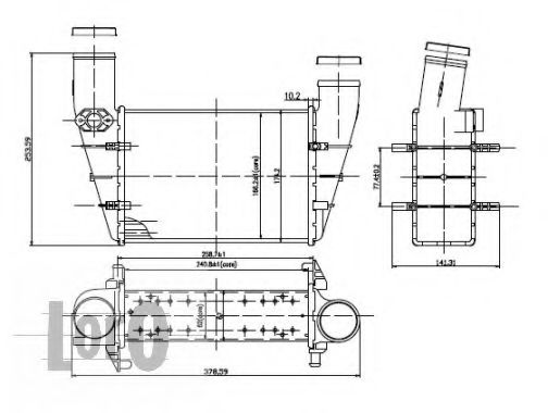 Intercooler, compresor