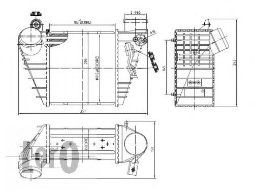 Intercooler, compresor