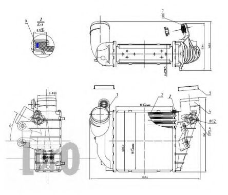 Intercooler, compresor