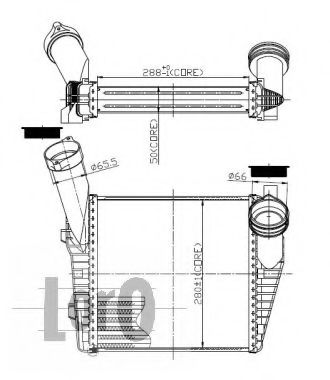 Intercooler, compresor