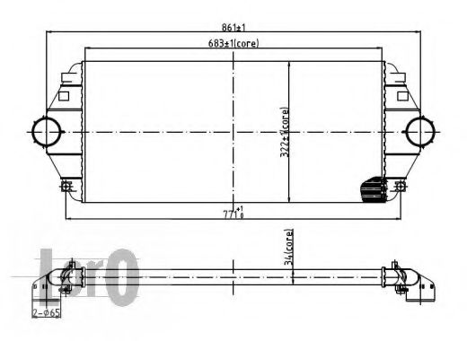 Intercooler, compresor