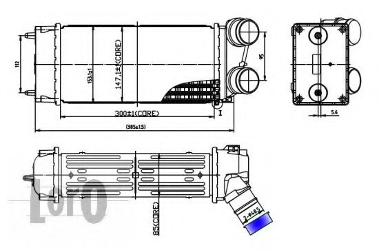 Intercooler, compresor