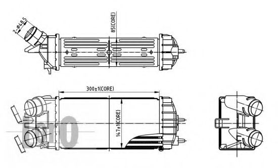 Intercooler, compresor