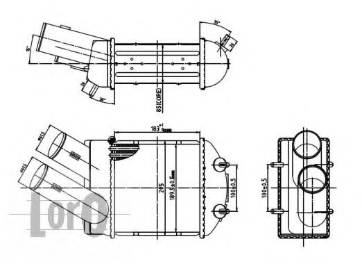 Intercooler, compresor
