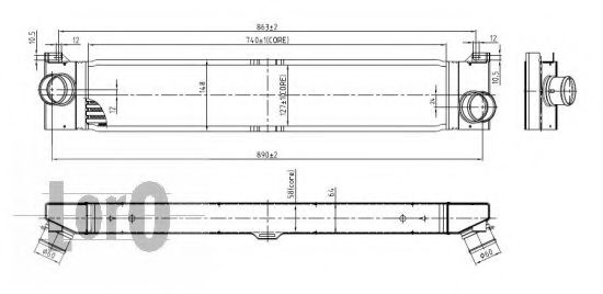Intercooler, compresor