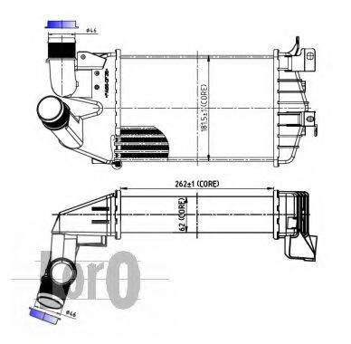 Intercooler, compresor