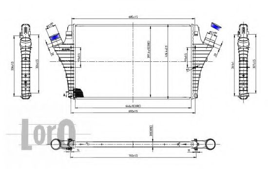 Intercooler, compresor