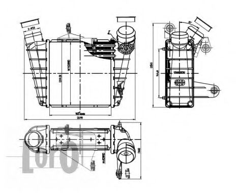 Intercooler, compresor