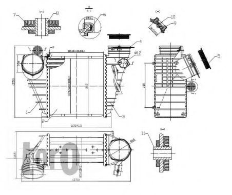 Intercooler, compresor