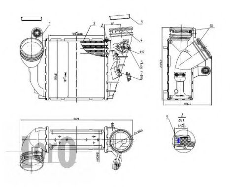 Intercooler, compresor