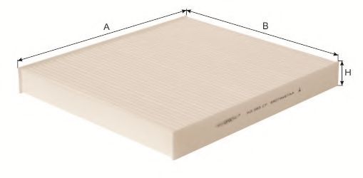 Filtru, aer habitaclu