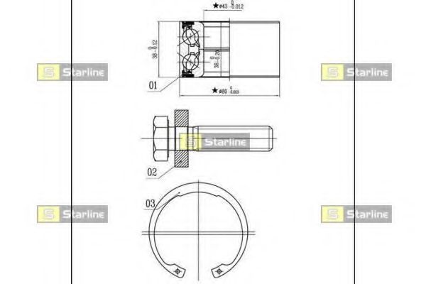 Set rulment roata