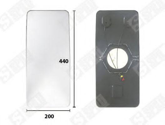 Sticla oglinda, oglinda retrovizoare exterioara
