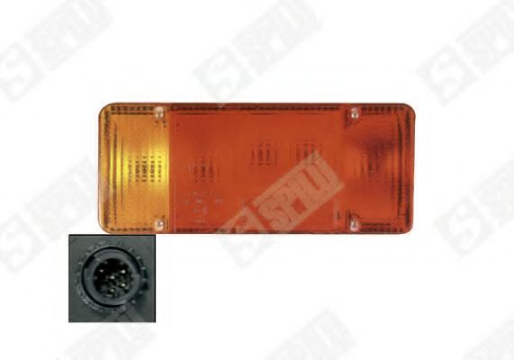 Dispersor, lampa spate
