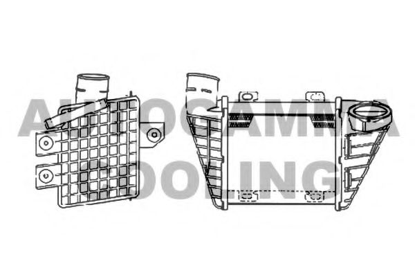 Intercooler, compresor