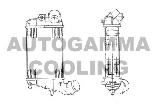 Intercooler, compresor