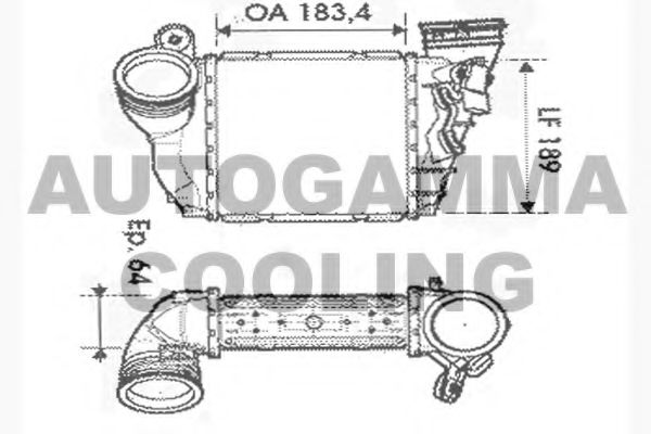 Intercooler, compresor