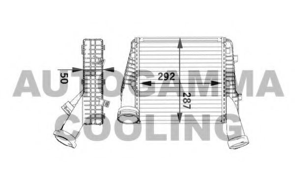 Intercooler, compresor