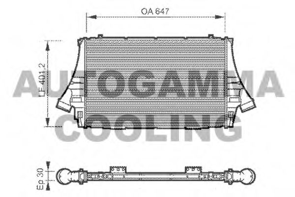 Intercooler, compresor