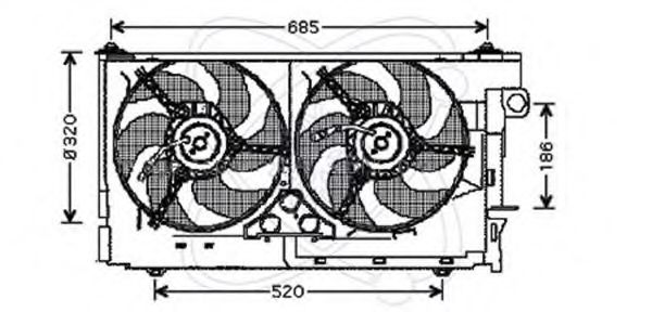 Ventilator, radiator