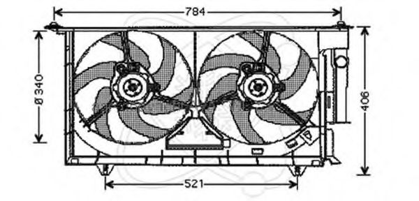 Ventilator, radiator