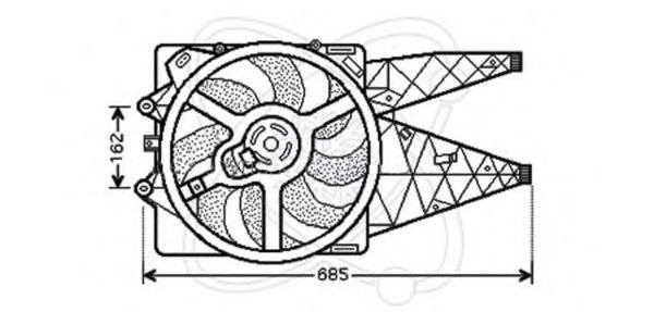 Ventilator, radiator