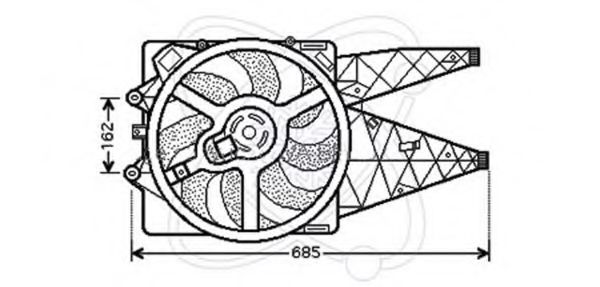 Ventilator, radiator