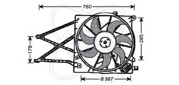 Ventilator, radiator