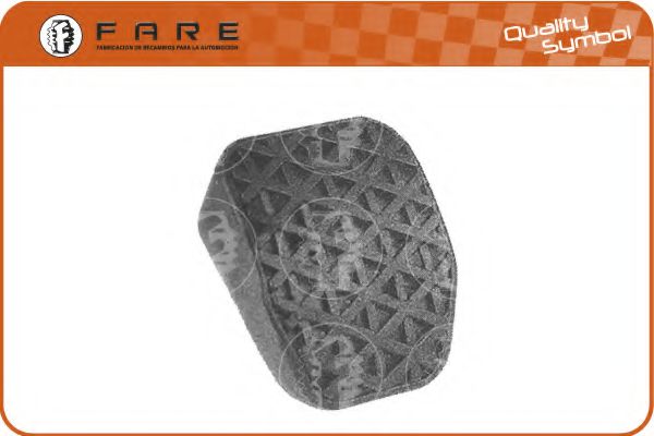 Acoperire pedala, pedala frana