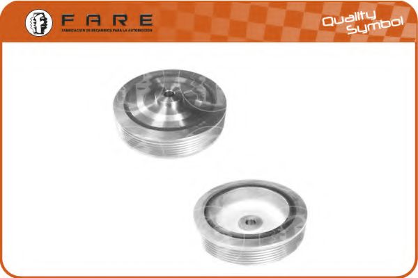 Fulie curea, arbore cotit