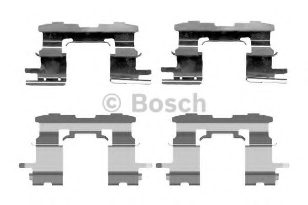 Set accesorii, placute frana
