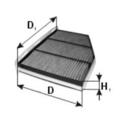 Filtru, aer habitaclu