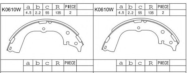 Set saboti frana