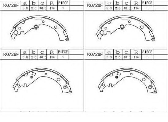 Set saboti frana