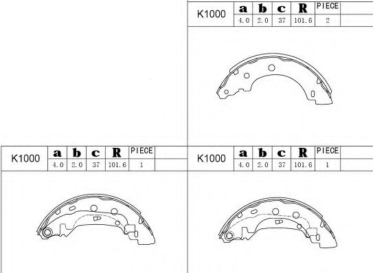 Set saboti frana